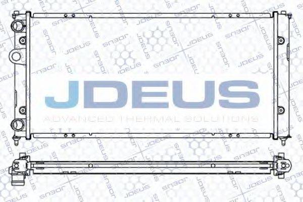 JDEUS 025M19 Радиатор, охлаждение двигателя