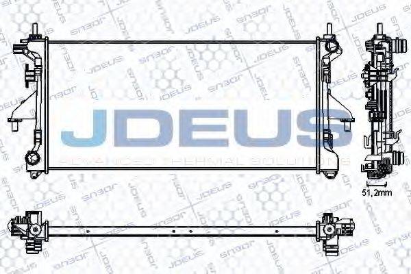 JDEUS RA0111210 Радиатор, охлаждение двигателя