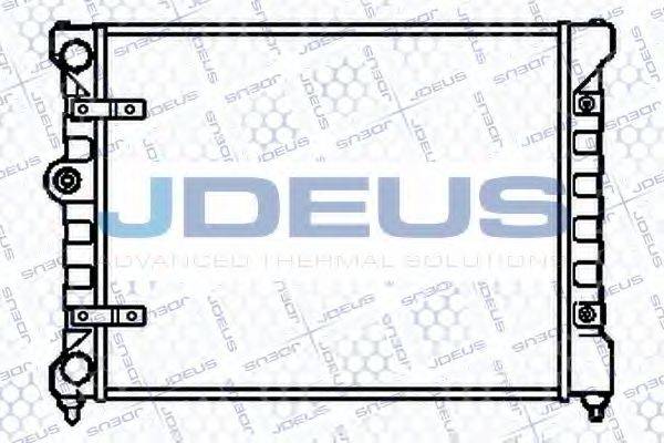 JDEUS 025V10 Радиатор, охлаждение двигателя