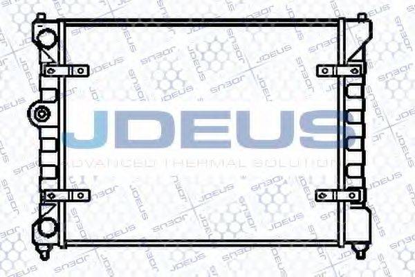 JDEUS 025V11 Радиатор, охлаждение двигателя