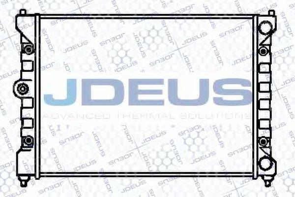 JDEUS 025V12 Радиатор, охлаждение двигателя