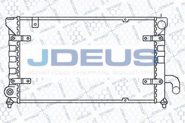 JDEUS 025V17 Радиатор, охлаждение двигателя