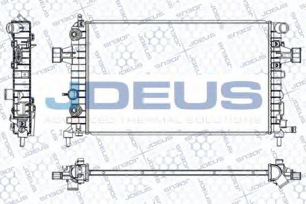 JDEUS RA0200970 Радиатор, охлаждение двигателя