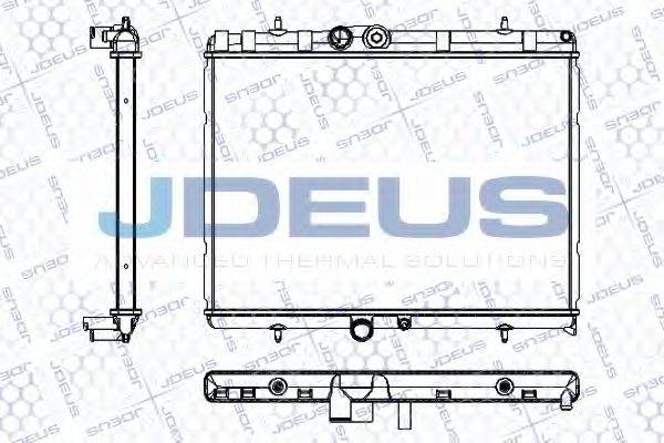 JDEUS RA0210400 Радиатор, охлаждение двигателя