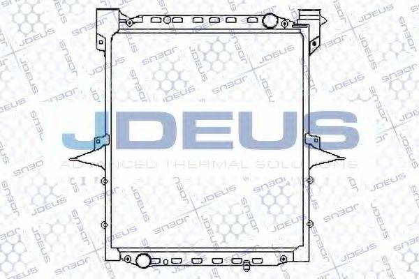 JDEUS 115M06 Радиатор, охлаждение двигателя