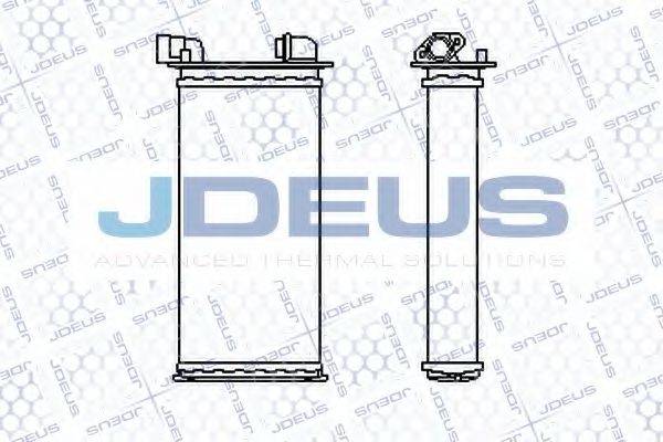 JDEUS 205M04 Теплообменник, отопление салона