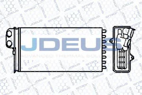 JDEUS 207B06 Теплообменник, отопление салона