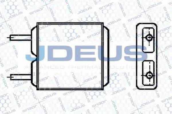 JDEUS 220M07 Теплообменник, отопление салона