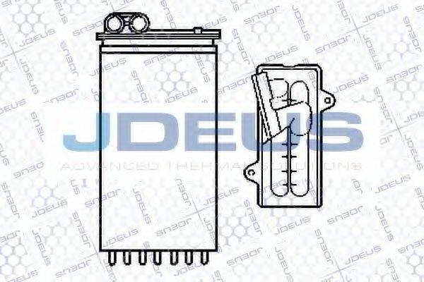 JDEUS 221V04 Теплообменник, отопление салона