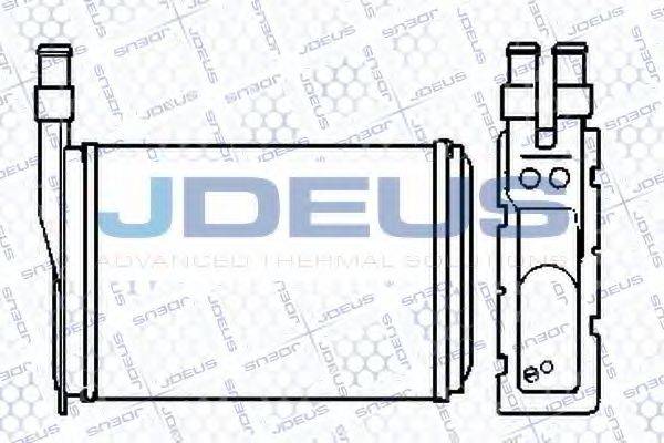 JDEUS 223V08 Теплообменник, отопление салона