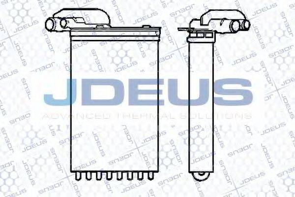 JDEUS 223V10 Теплообменник, отопление салона