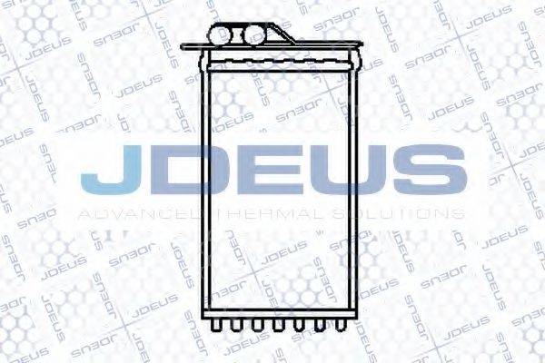 JDEUS 225B07 Теплообменник, отопление салона