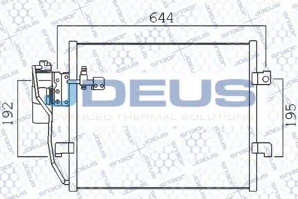 JDEUS 717M31 Конденсатор, кондиционер