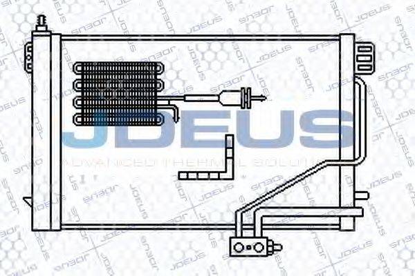 JDEUS 717M42 Конденсатор, кондиционер