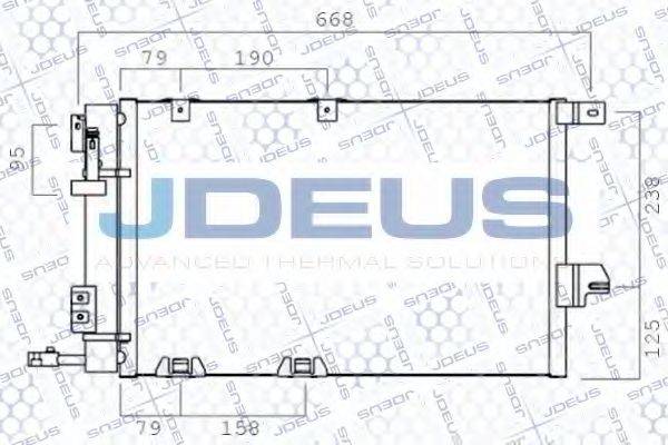 JDEUS 720M30 Конденсатор, кондиционер