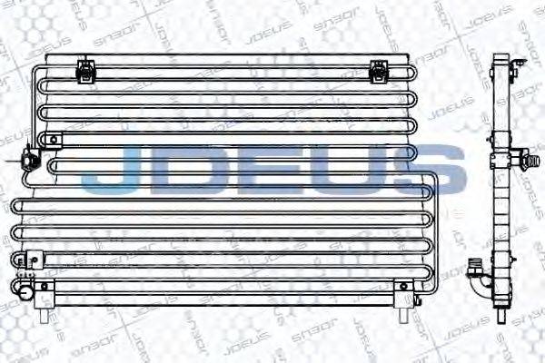 JDEUS 731M05 Конденсатор, кондиционер