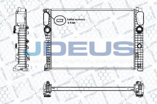 JDEUS RA0170980 Радиатор, охлаждение двигателя