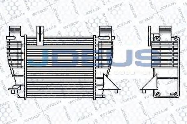 JDEUS 823M42 Интеркулер