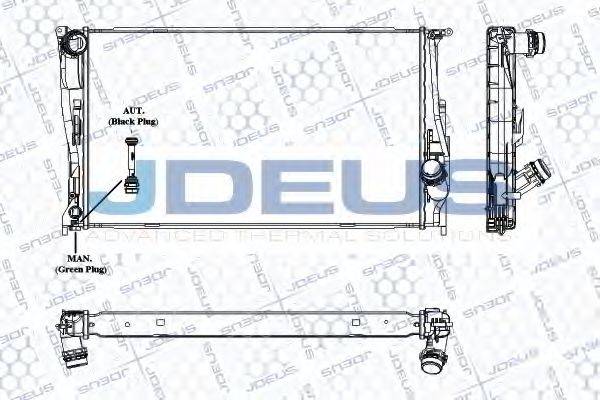 JDEUS RA0050680 Радиатор, охлаждение двигателя