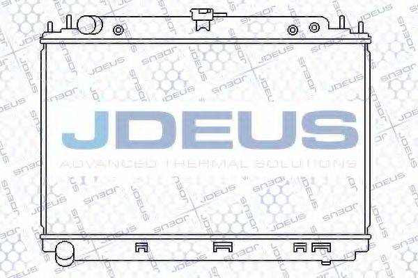 JDEUS 019M61 Радиатор, охлаждение двигателя