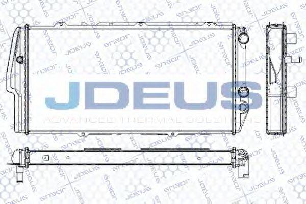 JDEUS RA0010050 Радиатор, охлаждение двигателя