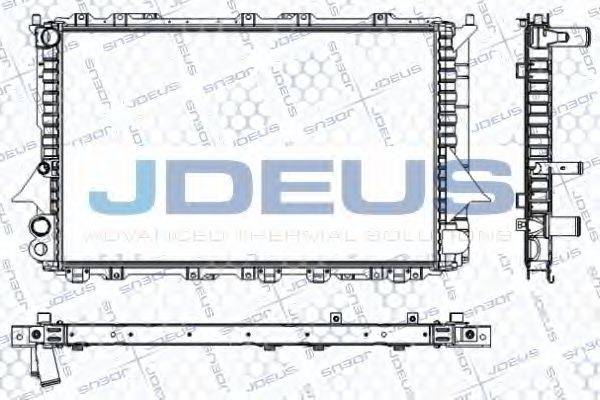 JDEUS RA0010130 Радиатор, охлаждение двигателя