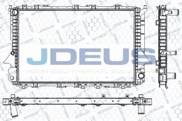 JDEUS RA0010140 Радиатор, охлаждение двигателя