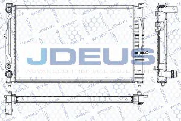 JDEUS RA0010180 Радиатор, охлаждение двигателя