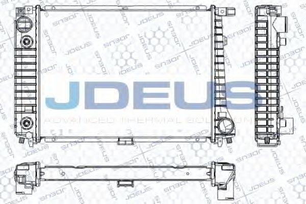 JDEUS RA0050360 Радиатор, охлаждение двигателя