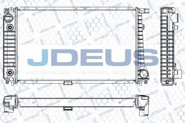 JDEUS RA0050380 Радиатор, охлаждение двигателя