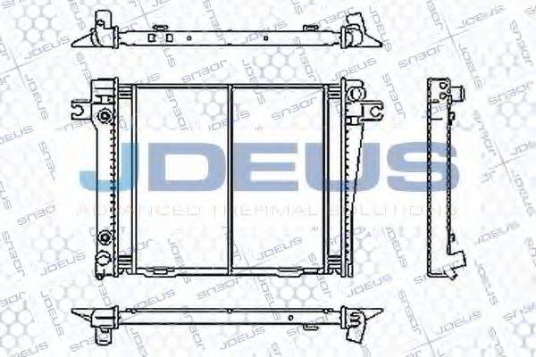JDEUS RA0050420 Радиатор, охлаждение двигателя