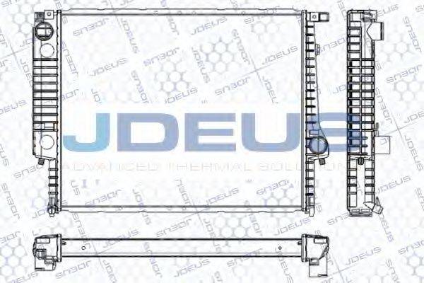 JDEUS RA0050440 Радиатор, охлаждение двигателя