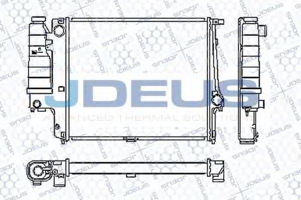 JDEUS RA0050490 Радиатор, охлаждение двигателя