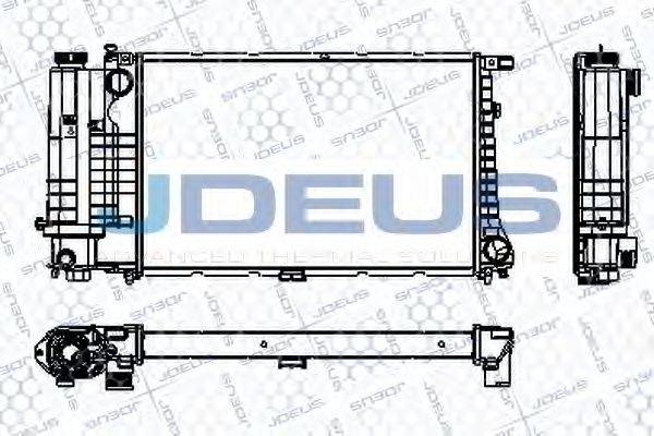 JDEUS RA0050600 Радиатор, охлаждение двигателя