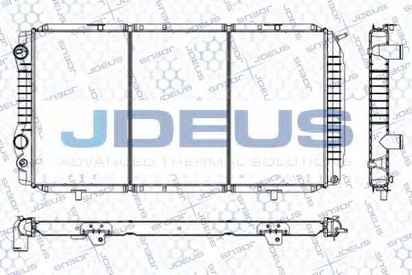 JDEUS RA0070050 Радиатор, охлаждение двигателя