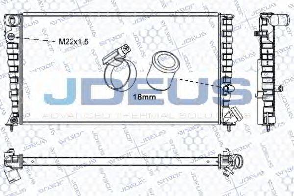 JDEUS RA0070130 Радиатор, охлаждение двигателя