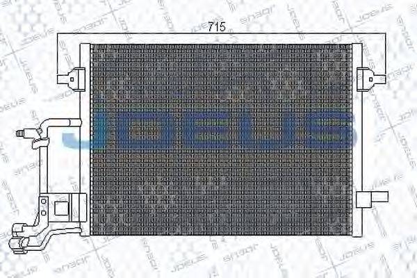JDEUS 701M10 Конденсатор, кондиционер