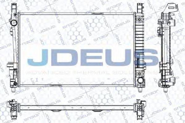 JDEUS RA0170760 Радиатор, охлаждение двигателя