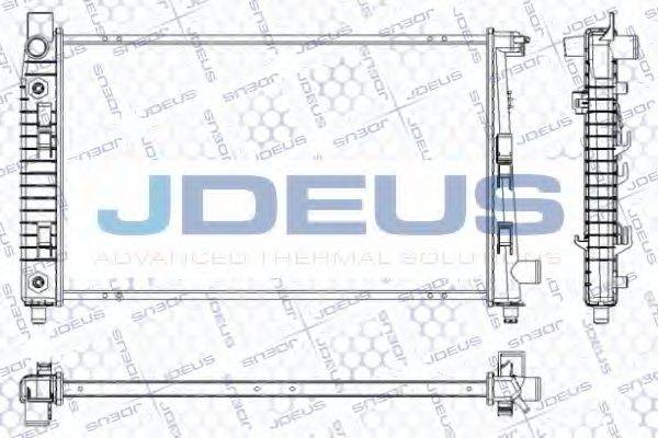 JDEUS RA0170900 Радиатор, охлаждение двигателя