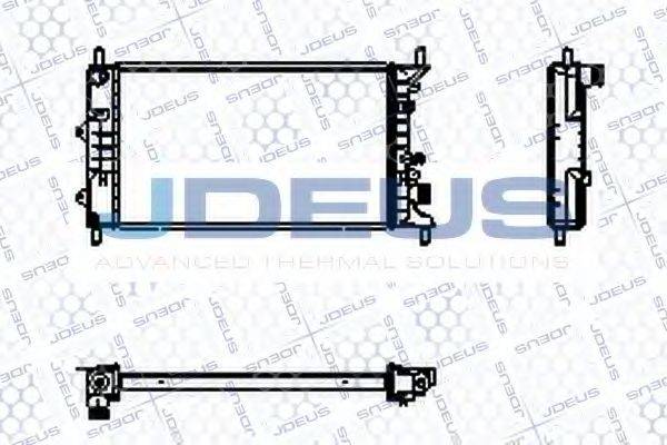 JDEUS RA0120550 Радиатор, охлаждение двигателя