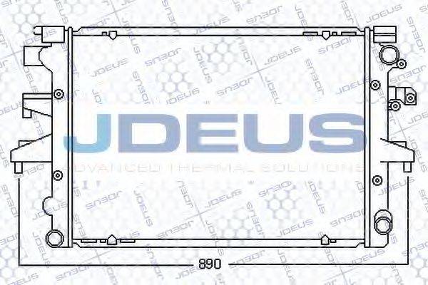 JDEUS 030M53 Радиатор, охлаждение двигателя