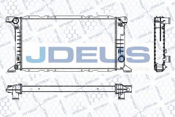 JDEUS RA0120780 Радиатор, охлаждение двигателя