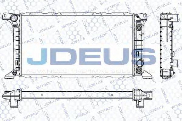 JDEUS RA0120790 Радиатор, охлаждение двигателя