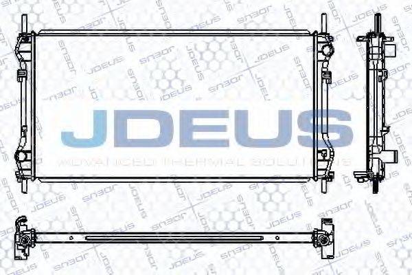 JDEUS RA0121020 Радиатор, охлаждение двигателя