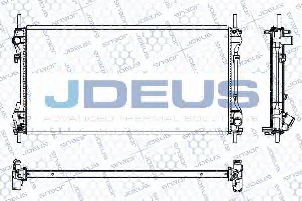 JDEUS RA0121110 Радиатор, охлаждение двигателя