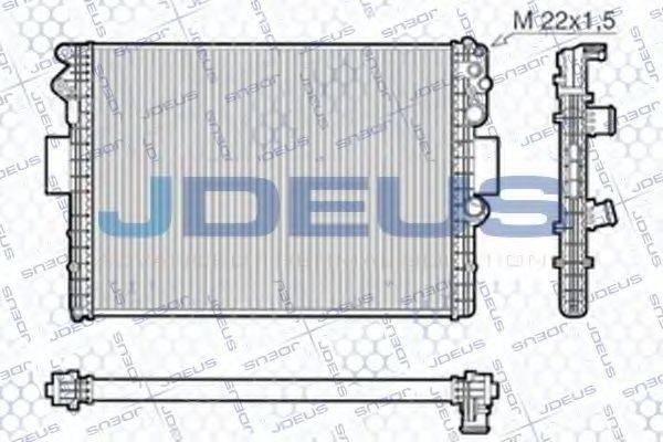JDEUS RA0140010 Радиатор, охлаждение двигателя