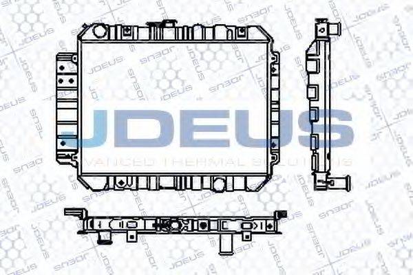 JDEUS RA0160090 Радиатор, охлаждение двигателя