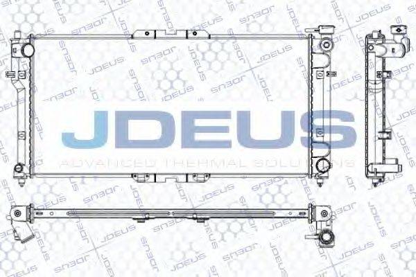 JDEUS RA0160120 Радиатор, охлаждение двигателя