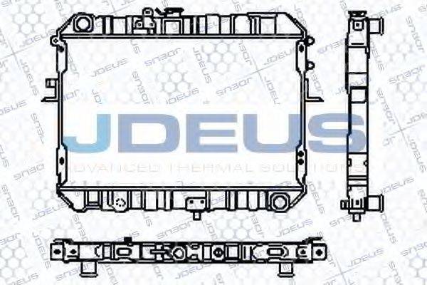 JDEUS RA0160130 Радиатор, охлаждение двигателя