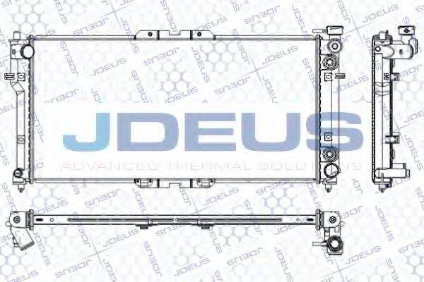 JDEUS RA0160140 Радиатор, охлаждение двигателя